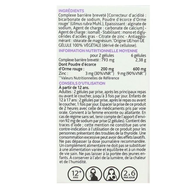 Arkogelules Orme Rouge Zinc Gel Fl/40