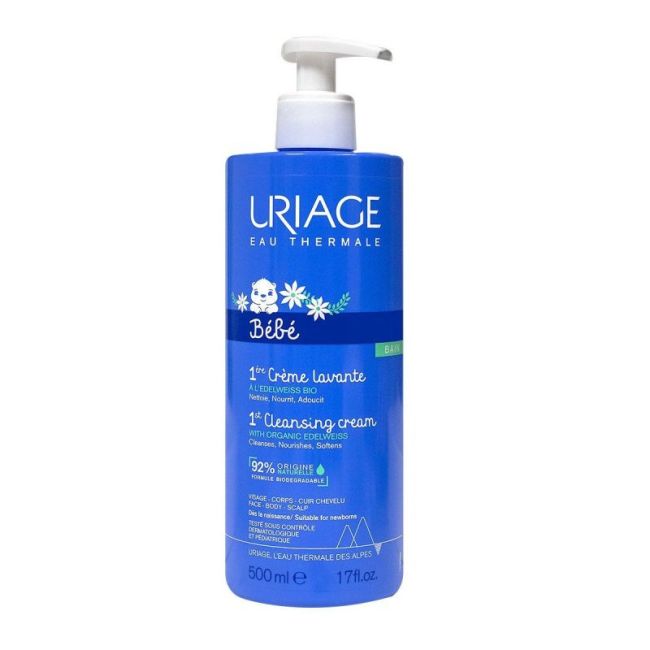 Uriage Bebe 1Ere Creme Cr Lavante Fl Pompe/500Ml