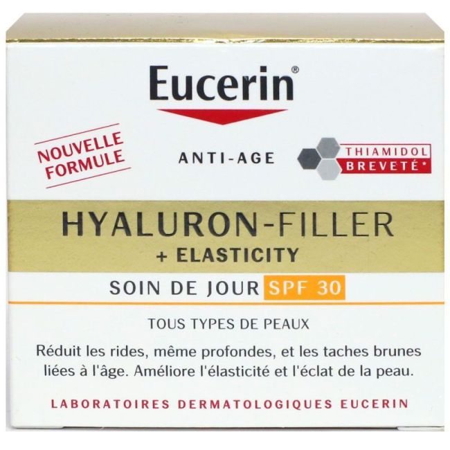 Eucerin Hyaluron-Filler + Elasticity Spf30 Emuls Soin De Jour Pot/50Ml