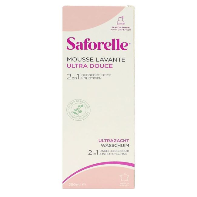 Saforelle Mousse Lavante Ultra-Douce Fl Pompe/250Ml
