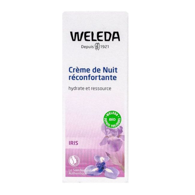 Weleda Soins Visage Iris Cr De Nuit Hydratante Reconfortante T/30Ml