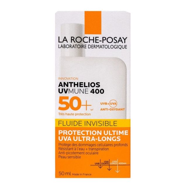 Anthelios Uvmune 400 La Roche Posay Spf50+ Fluide Avec Parfum Fl/50Ml