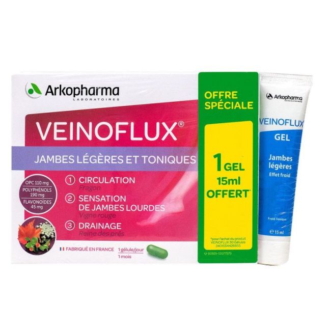 Veinoflux Gel Circulation B/30+Gel
