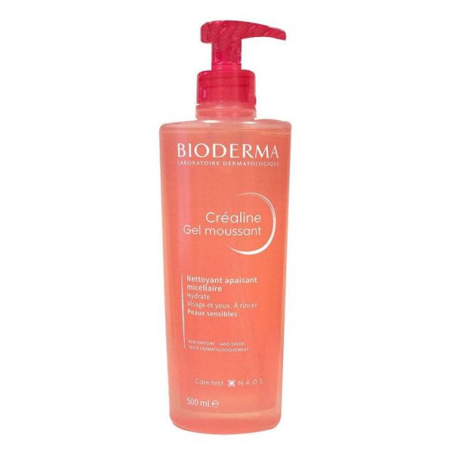 Bioderma Crealine Gel Moussant Fl Pompe/500Ml