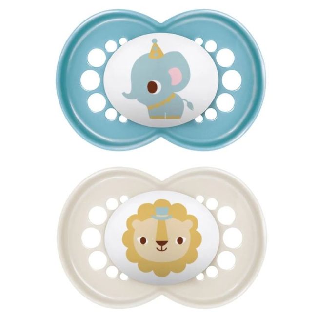Mam Original Sucette Silicone +18Mois Animaux B/2