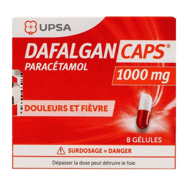 Dafalgancaps 1000 Mg Gel Plq/8