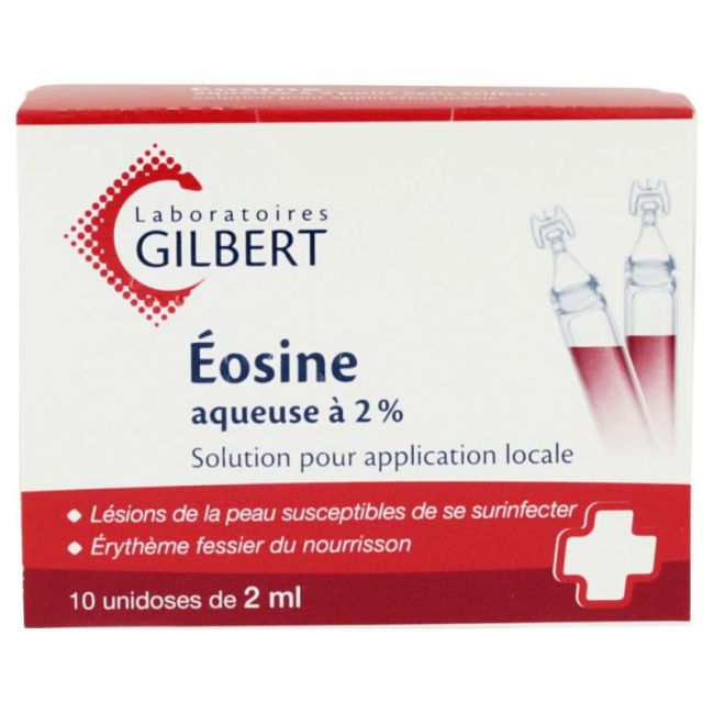 Eosine Aqueuse Gilbert 2 % S Appl Loc 10Unid/2Ml