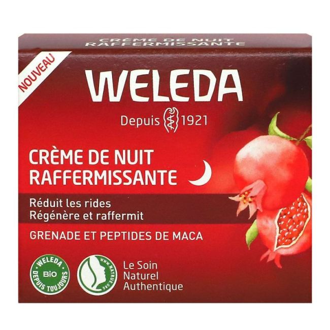 Weleda Soins Visage Grenade Maca Cr De Nuit Raffermissante Pot/40Ml