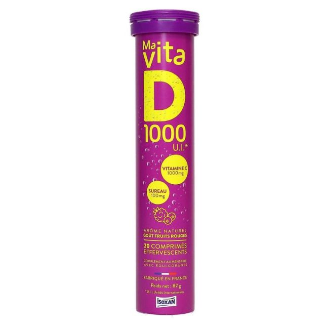 Isoxan Ma Vita D 1000 Ui Cpr Eff Fruits Rouges T/20