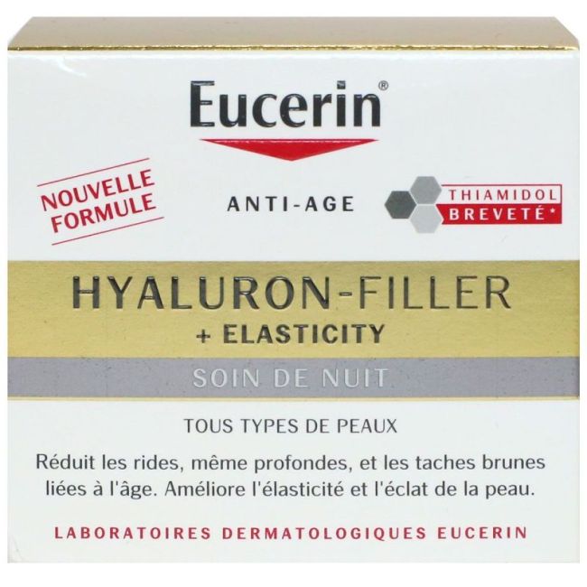 Eucerin Hyaluron-Filler + Elasticity Emuls Soin De Nuit Pot/50Ml