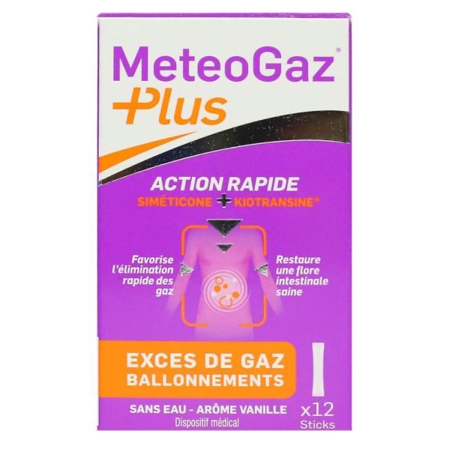 Meteogaz Plus Pdr Orodispersible 12Sticks/2G