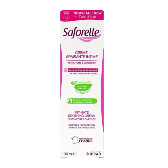 Saforelle Cr Apaisante Intime Irritation & Quotidien T/100Ml