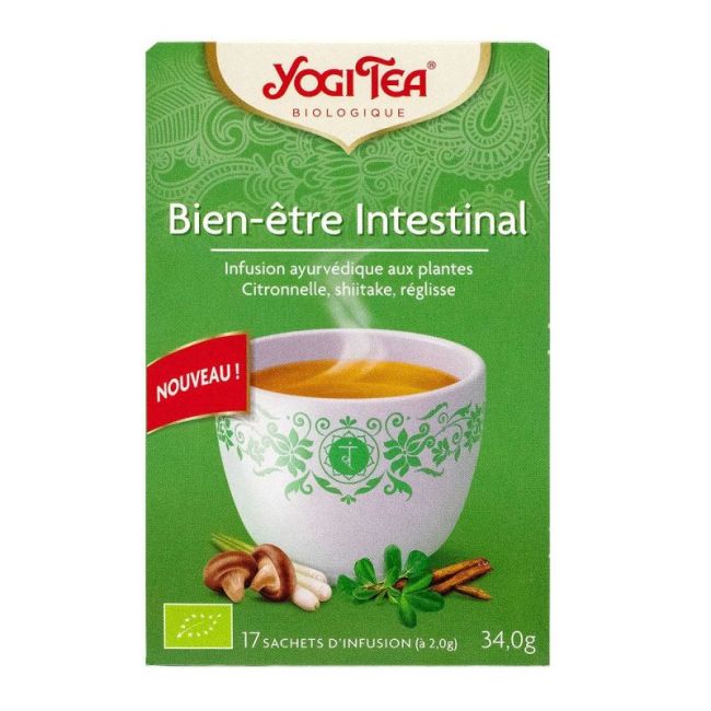 Yogi Tea Tis Ayurvedique Bien-Etre Intestinal Bio 17Sach/2G