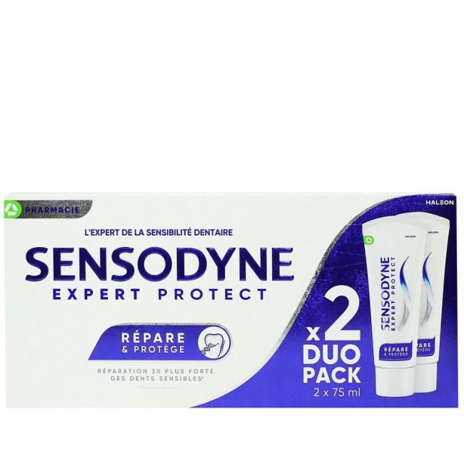 Sensodyne Expert Protect Repare Et Protege Pate Dentifrice Menthe Fraiche 2T/75Ml