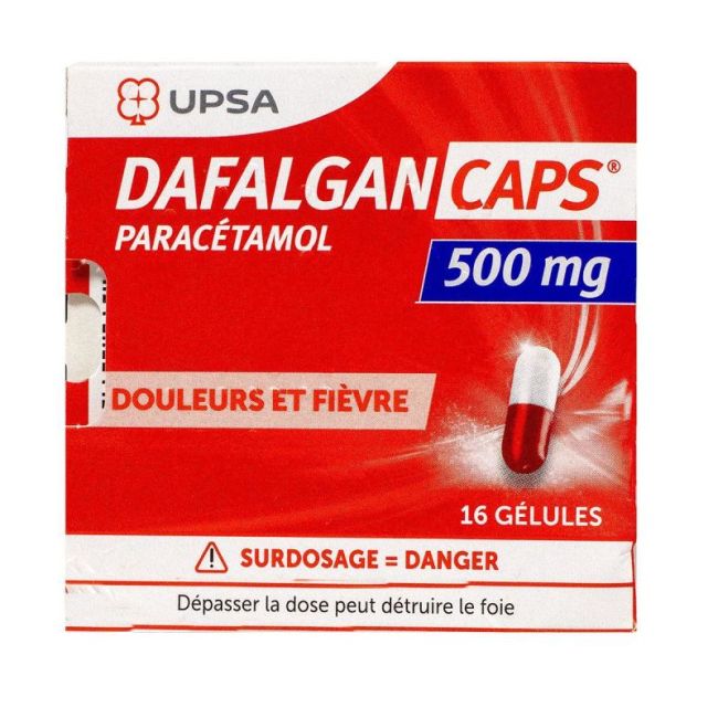Dafalgancaps 500 Mg Gel Plq/16