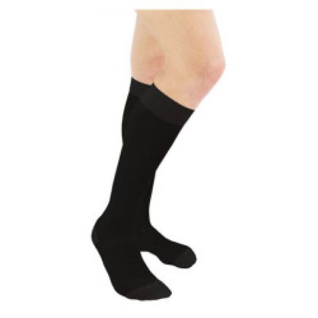 Veinax 2 Chaussettes Contention Coton Homme Noir T3N