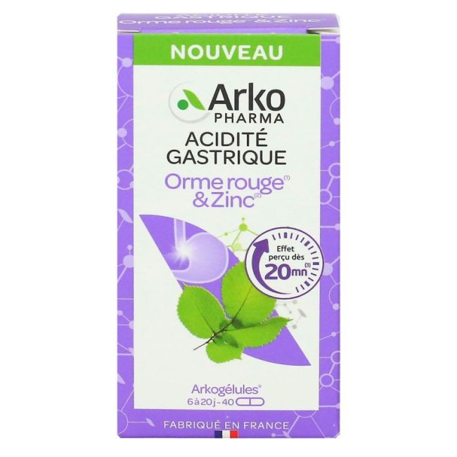 Arkogelules Orme Rouge Zinc Gel Fl/40