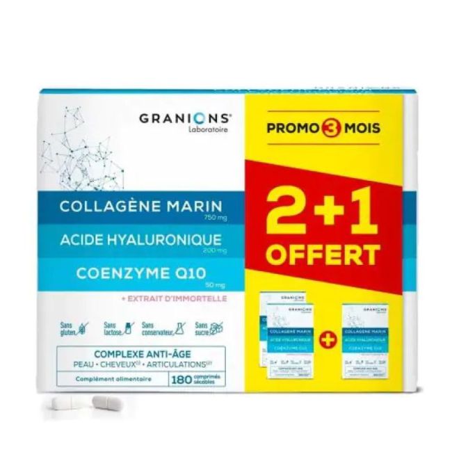 Granions Cohaco Complexe Anti-Âge 180 Comprimés