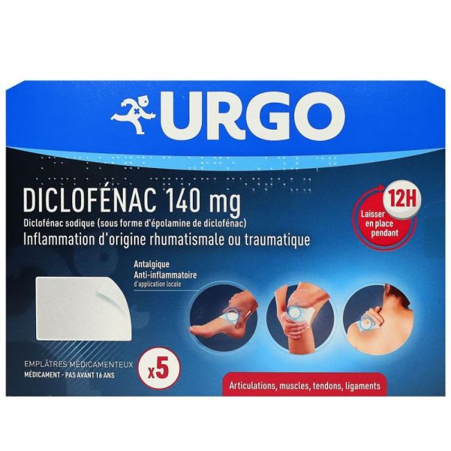 Diclofenac Urgo 140 Mg Emplatre Medic Emplatre/5