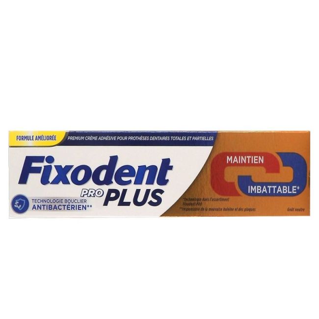 Fixodent Pro Cr Adhesive Plus La Meilleure Fixation T/40G