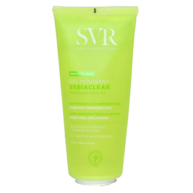 Svr Sebiaclear Gel Moussant Sans Savon T/200Ml