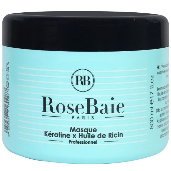 Rosebaie Masque Ricin + Keratine Pot/500Ml