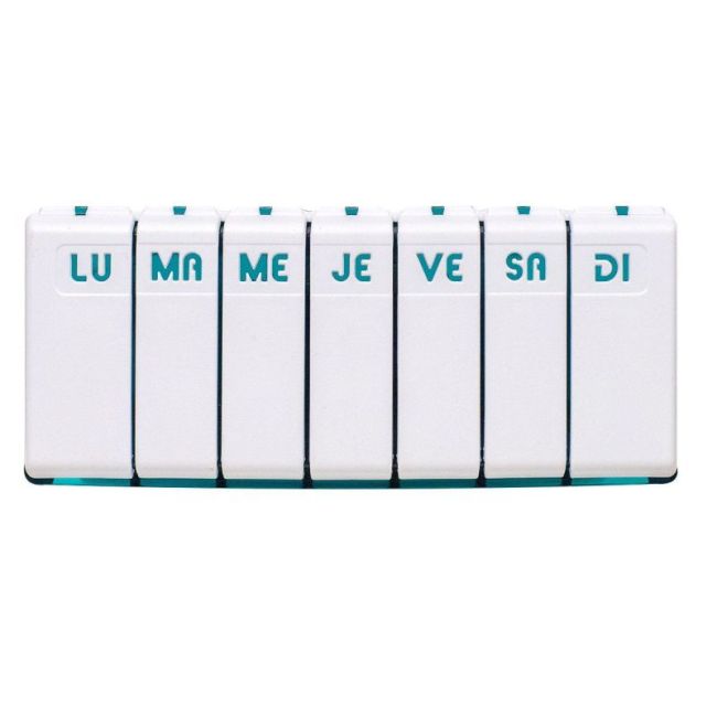 Pilbox Tempo Pilulier Hebdomadaire Gris