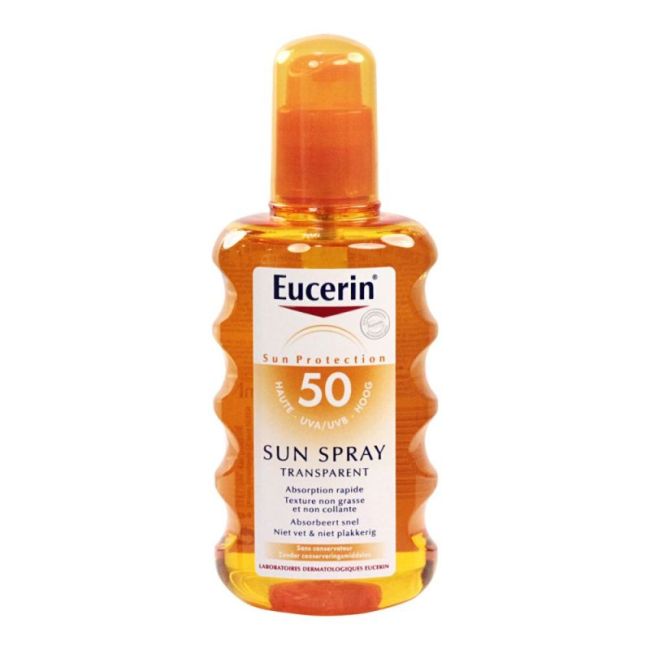 Eucerin Sun Oil Control Spf50+ Spray Corps Transparent Fl/200Ml