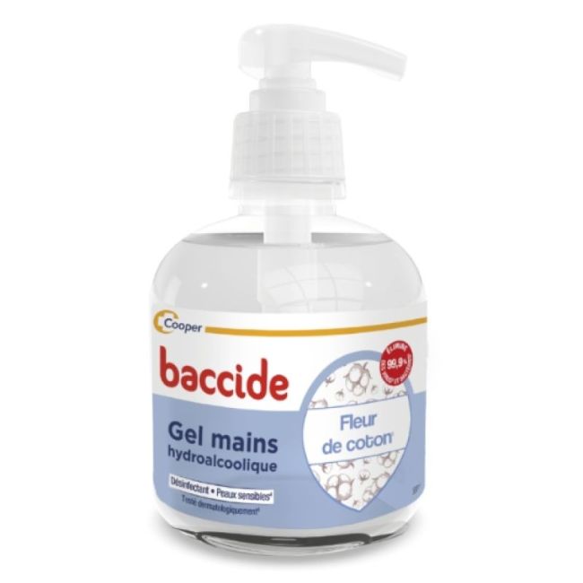 Baccide Gel Mains Desinfectant Fleur De Coton Fl Pompe/300Ml
