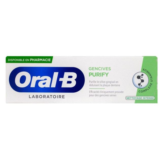 Oral B Laboratoire Gencives Purify Nettoyage Intense Dentifrice T/75Ml