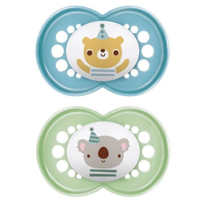 Mam Original Sucette Silicone +18Mois Animaux B/2