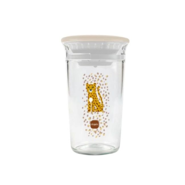Mam Verre Apprentissage Bec Souple 8+ Mois 290Ml