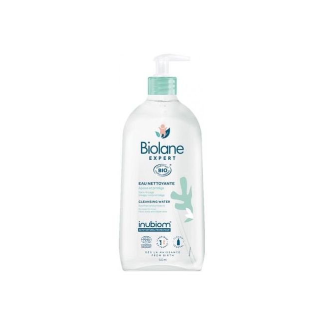 Biolane Expert Bio Eau Nettoyante Sans Rincage Fl Pompe/500Ml