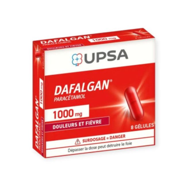 Dafalgan 1000 Mg Gel Plq/8