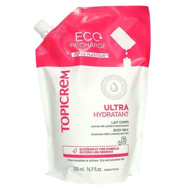 Topicrem Ultra-Hydratant Lait Corps Eco-Recharge/500Ml