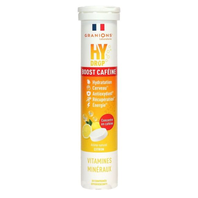 Granions Hydrop Boost Cpr Eff Cafeine Citron T/20