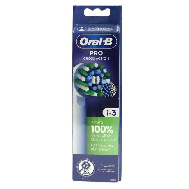 Oral B Pro Cross Action Brossette Blister/3
