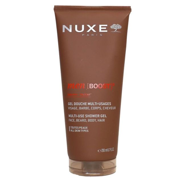 Nuxe Men Boost 3 Gel Douche Multi-Fonctions Visage Corps Cheveux T/200Ml