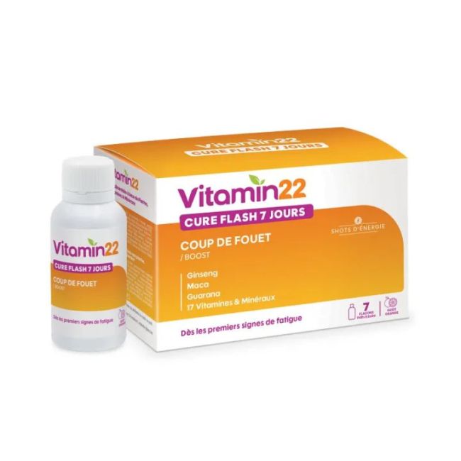 Vitamin'22 Cure Flash 7 Jours - Coup de Fouet, Vitalité