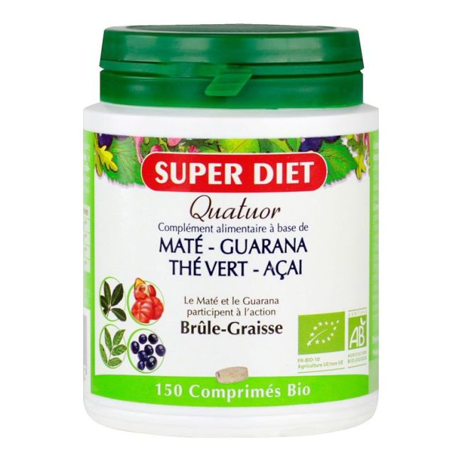 Superdiet Quatuor Bio Cpr Brule Graisse B/150