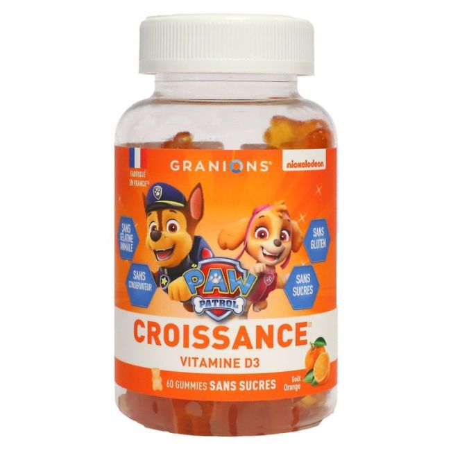 Granions Kid Gummies Croissance Gomme Pot/60 Pat Patrouille
