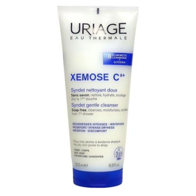 Uriage Xemose C8+ Syndet Gel Creme Nettoyant Doux T/200Ml
