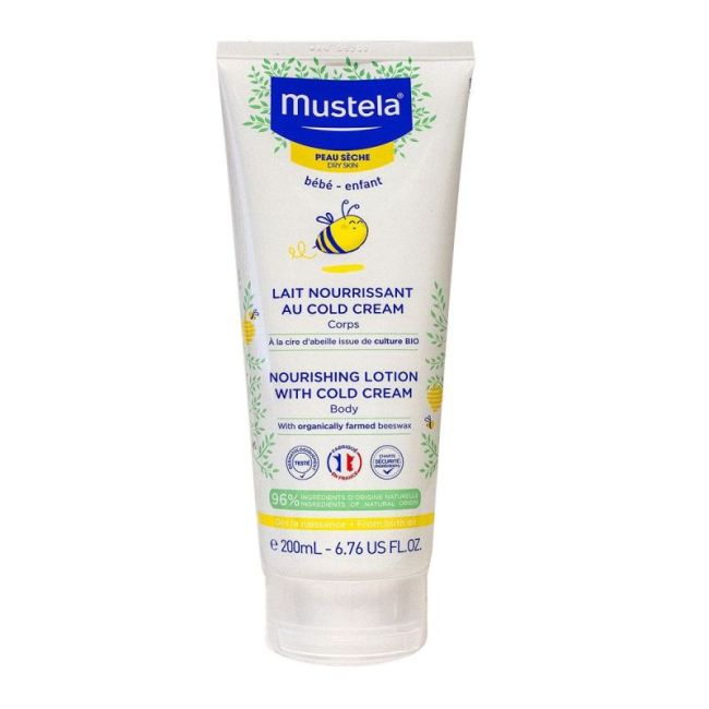 Mustela Bebe Enfant Lait Nourrissant Cire D'abeille Bio T/200Ml