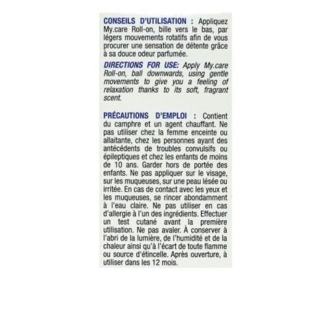 My.care Roll-On Chaleur Durable 50Ml