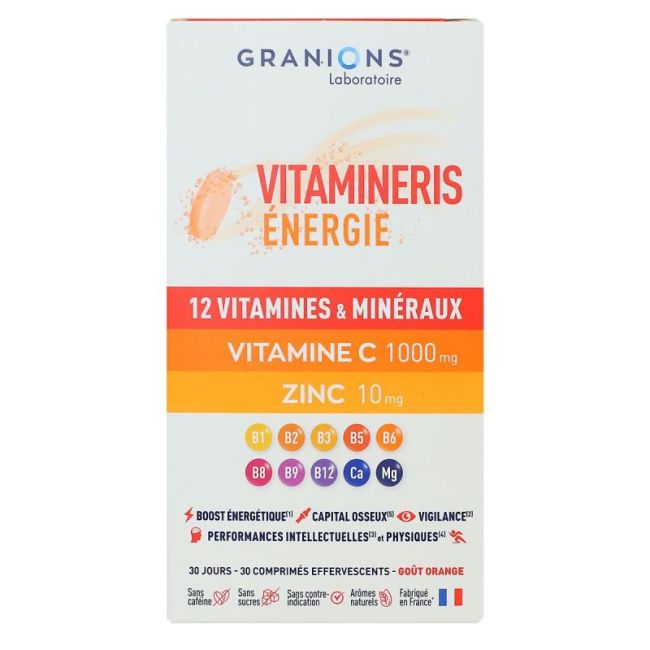 Granions Vitamineris Energie 1000 Mg Cpr Eff B/28