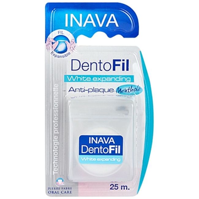 Dento-Fil White Expanding Fil Dentaire Menthe 25M