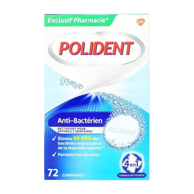 Polident Cpr Nettoyant Antibacterien B/72