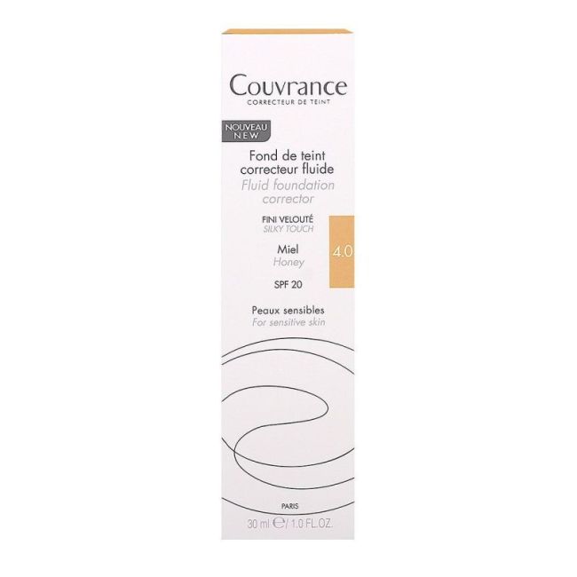 Avene Couvrance Fd Teint Fluide Correcteur De Teint Miel Spf20 T/30Ml