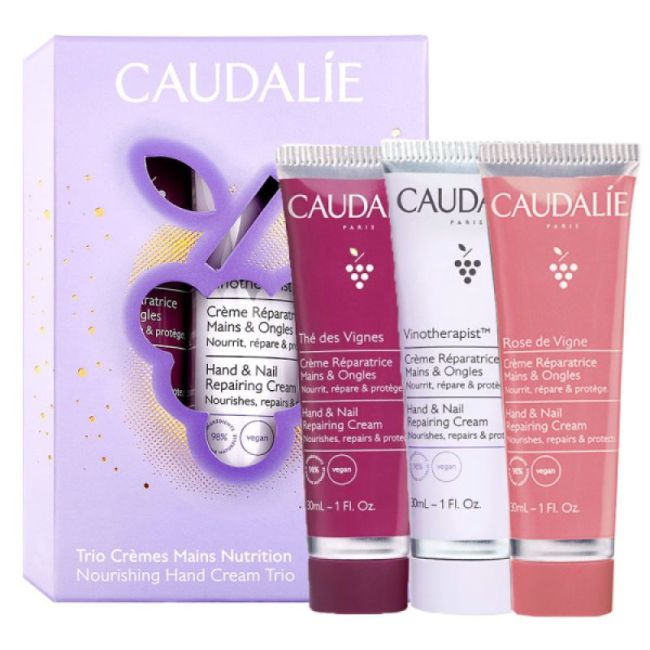 Caudalie Coffret Trio Creme Mains Noel 2026