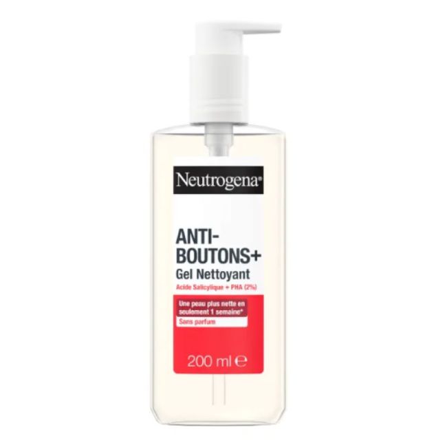 Neutrogena Anti-Boutons+ Gel Nettoyant Fl Pompe/200Ml